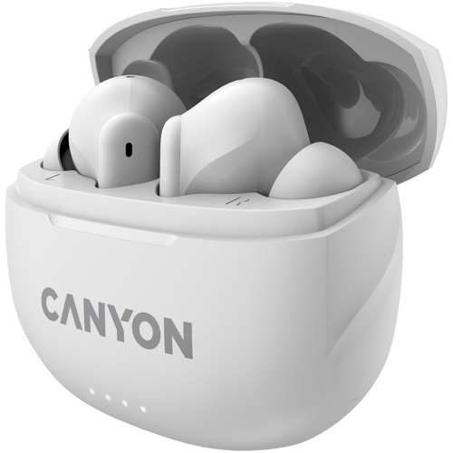 Безжични слушалки тапи Canyon TWS-8, бял, 2005291485010096 03  — OK Office Безжични слушалки тапи Canyon TWS-8, бял, 2005291485010096 03