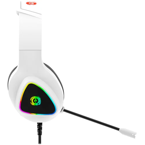Геймърски слушалки с микрофон CANYON Shadder GH-6, RGB, бял, 2005291485010447 05 