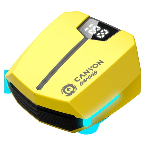 Gaming headphones 'DoubleBee' CANYON GTWS-2 yellow, 2005291485010690