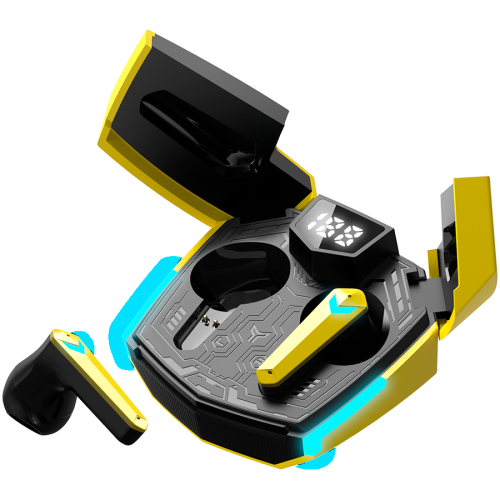 Wireless Gaming Earphones Canyon DoubleBee GTWS-2, Yellow, 2005291485010690 04  — OK Office Wireless Gaming Earphones Canyon DoubleBee GTWS-2, Yellow, 2005291485010690 04