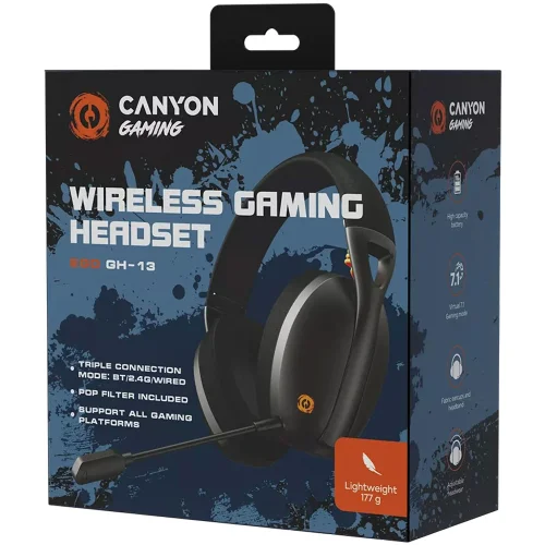 Gaming Headset Canyon Ego GH-13 Black, 1000000000045922 07 