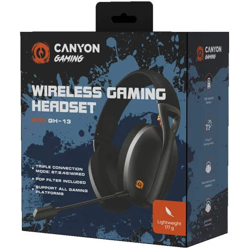 Gaming Headset Canyon Ego GH-13 Black, 1000000000045922 15 