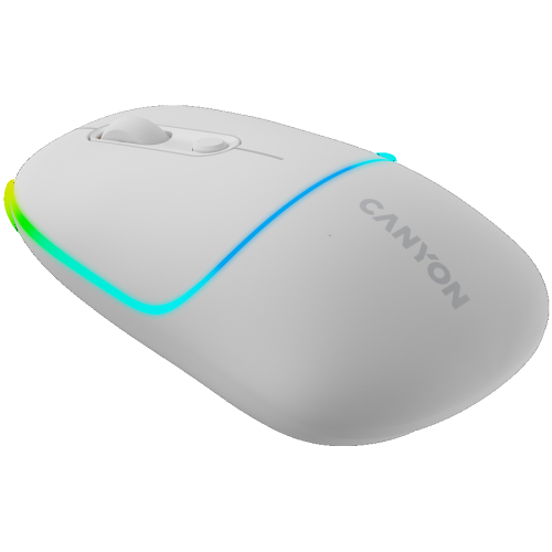 Wireless mouse Canyon MW-22, White/White scroll, 2005291485014940 02 