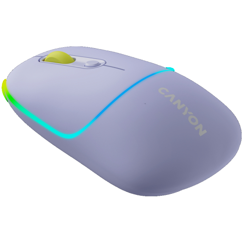 Wireless mouse Canyon MW-22, Lavender, 2005291485014988 02  — OK Office Wireless mouse Canyon MW-22, Lavender, 2005291485014988 02