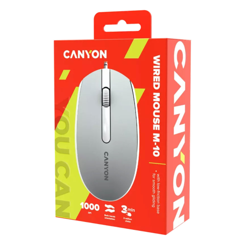 Canyon Mouse M-10, Dark grey, 1000000000044449 05  — OK Office Canyon Mouse M-10, Dark grey, 1000000000044449 05