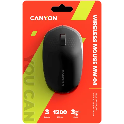 Canyon MW-04 Wireless Мouse Black, 1000000000044450 12 
