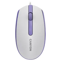 Mouse Canyon M-10 White/Purple 1.5m USB