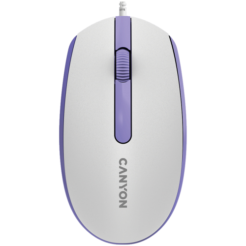 Mouse Canyon M-10 White/Purple, 1000000000045209 07  — OK Office Mouse Canyon M-10 White/Purple, 1000000000045209 07
