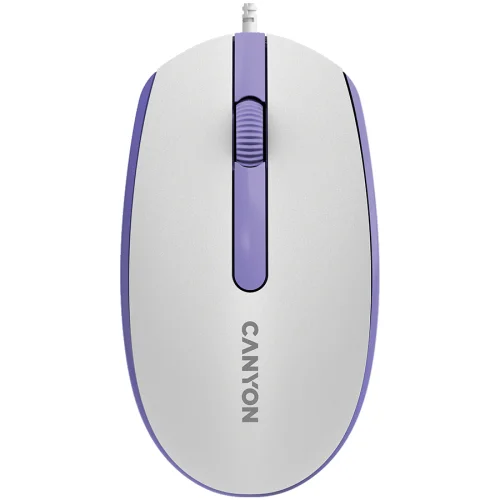 Mouse Canyon M-10 White/Purple 1.5m USB, 1000000000045209 07 