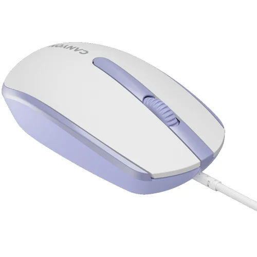 Мишка Canyon M-10 бял/лилав 1.5м USB, 1000000000045209 09 