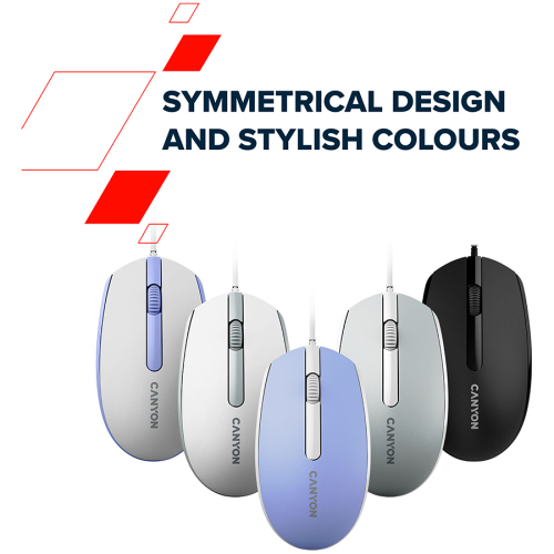 Mouse Canyon M-10 White/Purple, 1000000000045209 13  — OK Office Mouse Canyon M-10 White/Purple, 1000000000045209 13