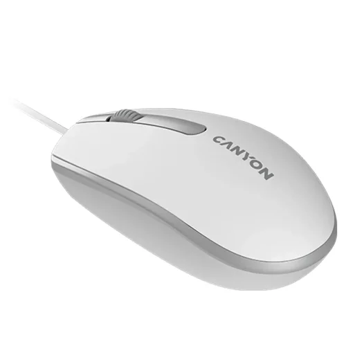 Мишка Canyon M-10 бял/сив 1.5м USB, 1000000000045208 04 