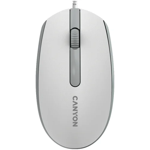 Мишка Canyon M-10 бял/сив 1.5м USB, 1000000000045208 07 