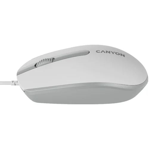 Мишка Canyon M-10 бял/сив 1.5м USB, 1000000000045208 11 