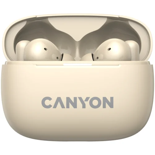 Безжични слушалки CANYON OnGo TWS-10 ANC+ENC, Beige, 2005291485015275 02 