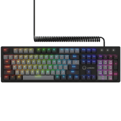 Lorgar Azar 514 Gaming Keyboard, Black, Silent