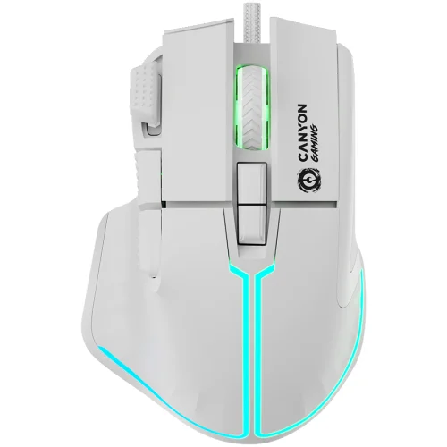 Gaming Mouse Canyon Fortnax GM-636 White, 2005291485015602