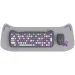 Canyon HSET-W6 Silent wireless keyboard + mouse + pad set, Violet, 2005291485015619 07 