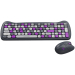 Canyon HSET-W6 Silent wireless keyboard + mouse + pad set, Violet, 2005291485015619 07 