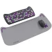 Canyon HSET-W6 Silent wireless keyboard + mouse + pad set, Violet, 2005291485015619 07 