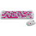 Canyon HSET-W6 Silent wireless keyboard + mouse + pad set, Pink, 2005291485015626 07 