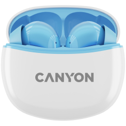 Безжични слушалки тапи Canyon TWS-5 син