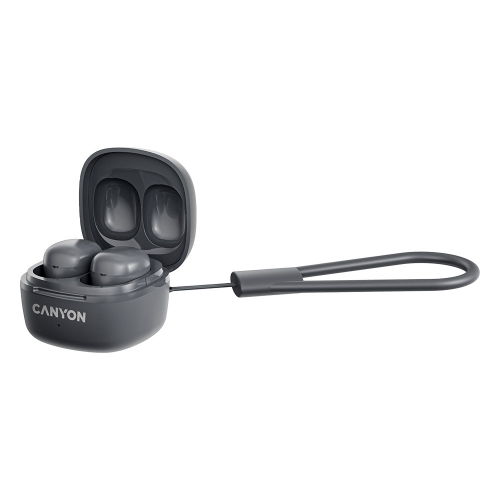Безжични слушалки тапи Canyon TWS-4 сив, 1000000000047922 04  — OK Office Безжични слушалки тапи Canyon TWS-4 сив, 1000000000047922 04