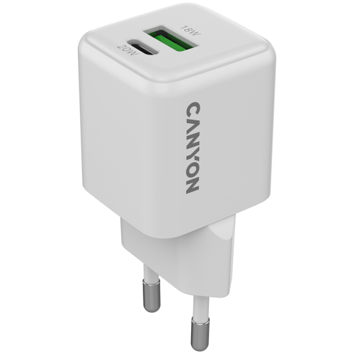 Power Adapter Canyon 220V USB-A/C 20W, 1000000000047689 04 