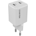 Зарядно Canyon 220V USB-C/C 35W 35CC бял, 1000000000047690 09 