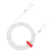 Cable Canyon AC18SC USB А-C 1.2m White, 1000000000047678 03 