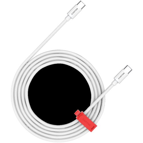 Cable Canyon 100AB USB C-C 1.2m White, 1000000000047685 02 