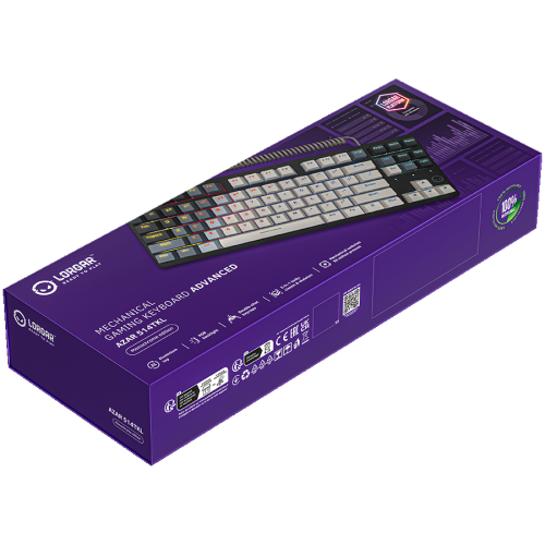 Lorgar Gaming Keyboard Azar 514TKL, White, 2005291485016715 08 