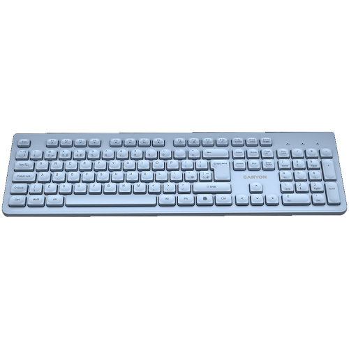 Canyon Wireless Keyboard HKB-W01 Silent, Blue, 2005291485017613 02 