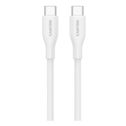 Кабел Canyon SC10 USB-C/USB-C 1м бял