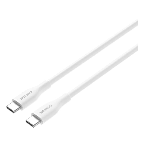 Кабел Canyon SC10 USB-C/USB-C 1м бял, 1000000000050580 03 
