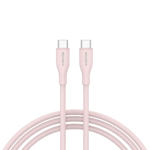 Кабел Canyon SC10 USB-C/USB-C 1м розов, 1000000000050579 02 