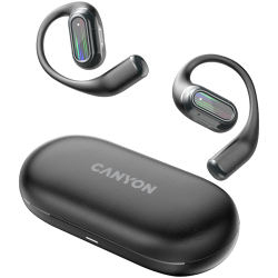 Безжични слушалки тапи Canyon OnFlow 12, черен