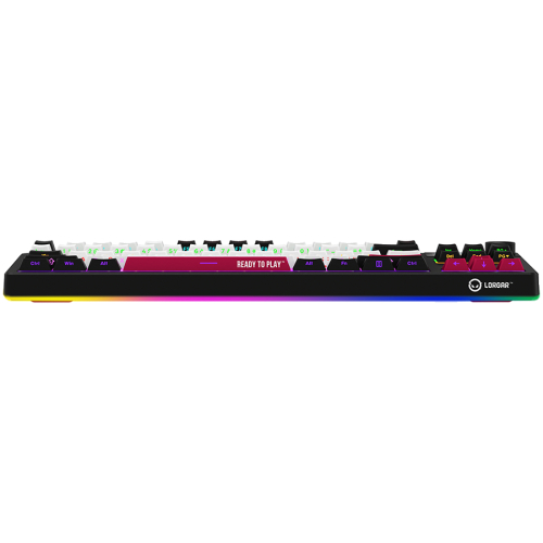 Lorgar Wireless Gaming Keyboard KBP70TKLW, Black/red, 2005291485017804 03  — OK Office Lorgar Wireless Gaming Keyboard KBP70TKLW, Black/red, 2005291485017804 03