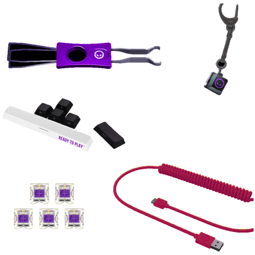 Безжична геймърска клавиатура Lorgar KBP70TKLW, черно/червен, 2005291485017804 09 