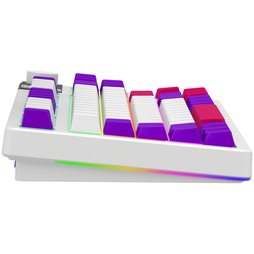Безжична геймърска клавиатура Lorgar KBP70TKLW, бял, 2005291485017828 04 