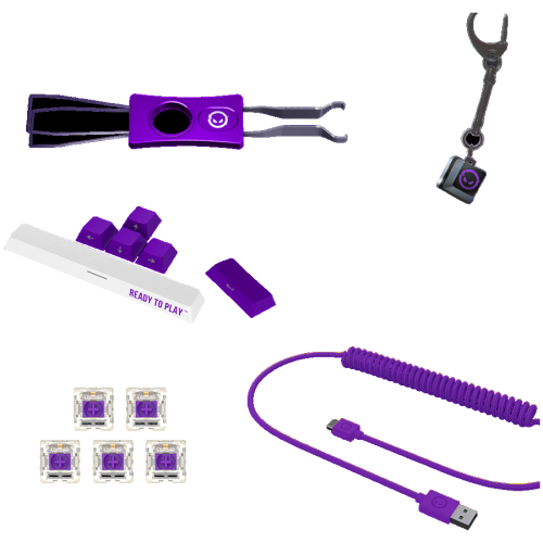 Lorgar Wireless Gaming Keyboard KBP70TKLW, White, 2005291485017828 08 