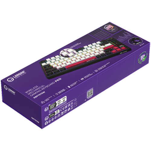 Безжична геймърска клавиатура Lorgar KBP7075W, черен, 2005291485017842 07 