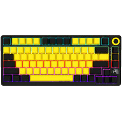 Lorgar Wireless Gaming Keyboard KBP7075W, Yellow