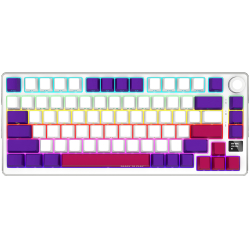 Lorgar Wireless Gaming Keyboard KBP7075W, White