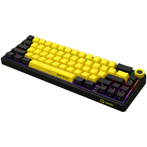 Lorgar Wireless Gaming Keyboard KBP70MW, Yellow, 2005291485017897 02 