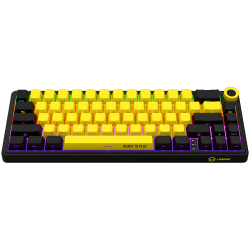 Lorgar Wireless Gaming Keyboard KBP70MW, Yellow