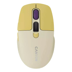 Безжична мишка Canyon MW-26, жълт