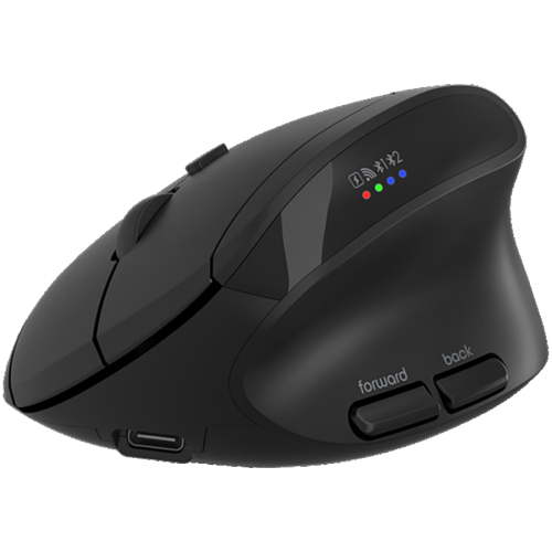 Canyon Wireless Vertical Mouse MW-25, Black, 2005291485017965 02 