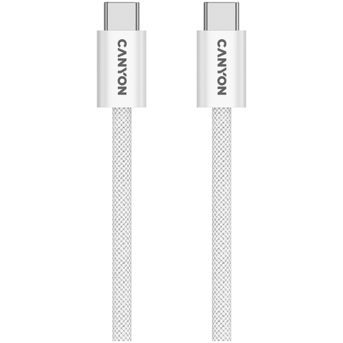 Кабел Canyon 60MG USB C-C 60W 1м Бял, 1000000000050577 02 