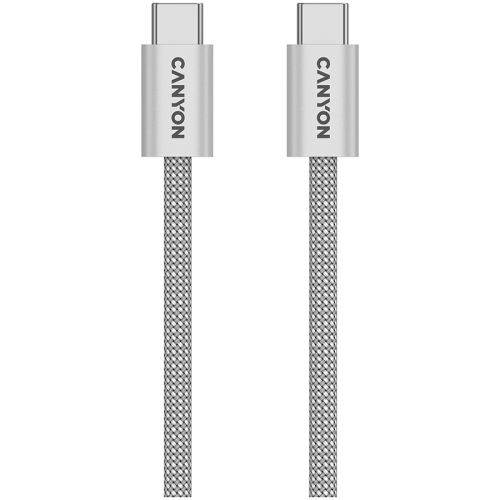 Кабел Canyon 60MG USB C-C 60W 1м Сив, 1000000000050576 02 